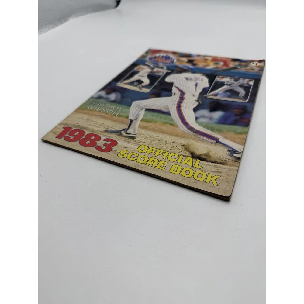 Vintage Baseball Magazine Lot 1983 NY Mets Score Book & 1988 Beckett Card Monthl